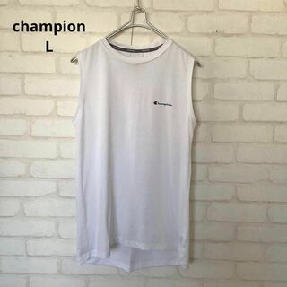 [チャンピオン] C VAPOR ノースリーブTシャツ 大きいサイズ
