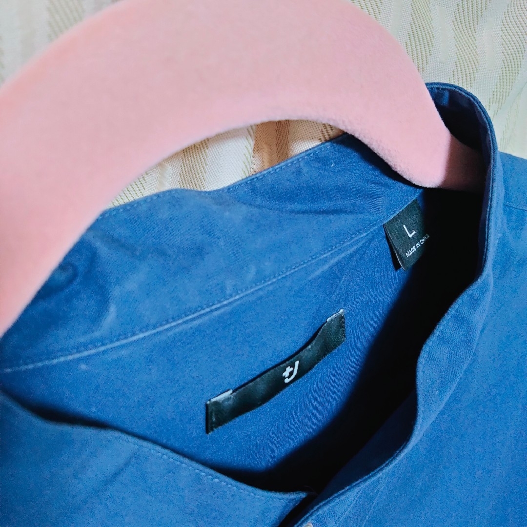 UNIQLO(ユニクロ)のスーピマコットンオーバーサイズスタンドカラーシャツ（長袖） ユニクロ +J メンズのトップス(シャツ)の商品写真