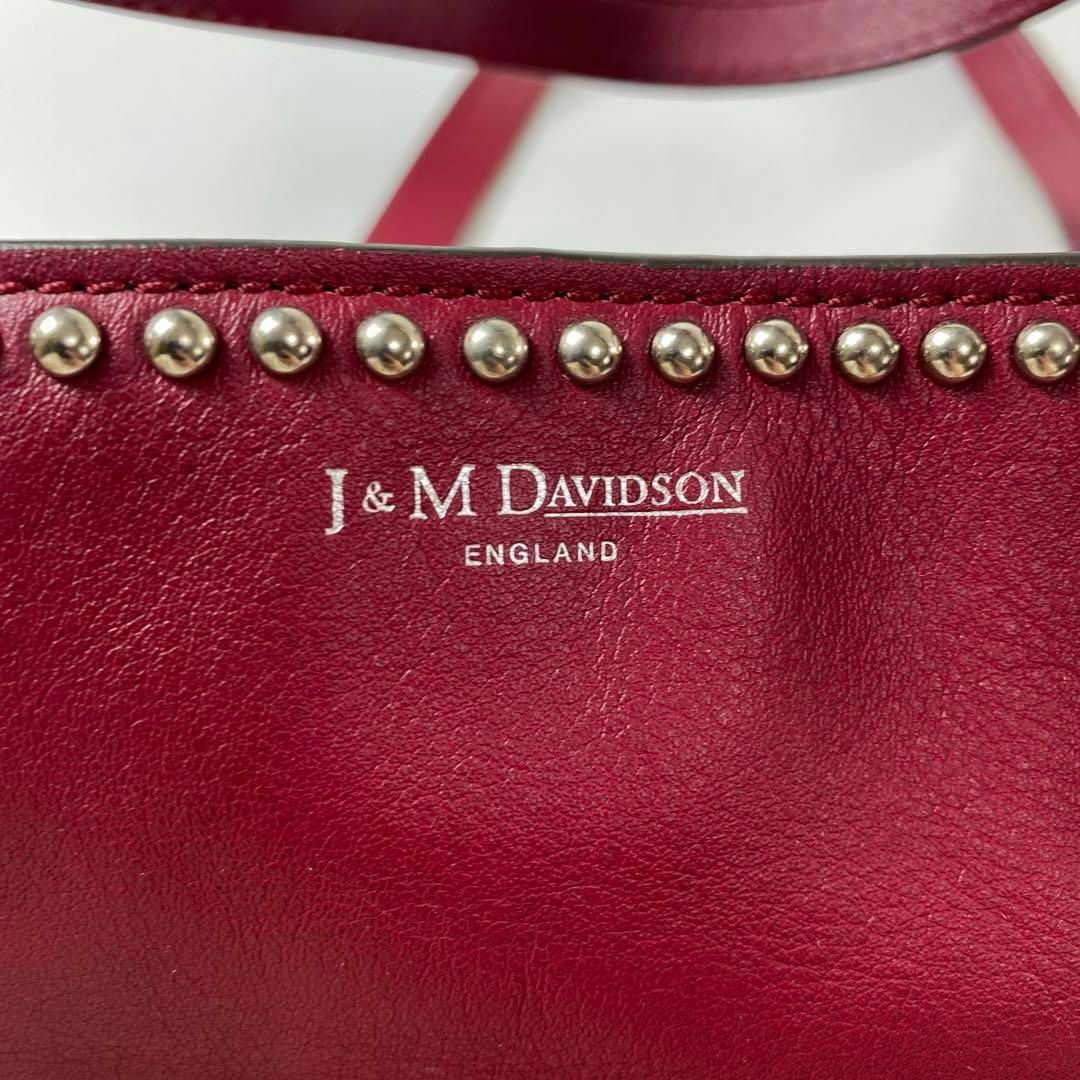 J&M DAVIDSON(ジェイアンドエムデヴィッドソン)の美品 J&M DAVIDSON スタッズ 2way ショルダー ハンドバッグ レディースのバッグ(ハンドバッグ)の商品写真