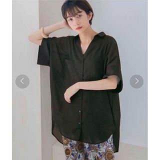 ケービーエフ(KBF)のBACKロングシアーシャツ(シャツ/ブラウス(半袖/袖なし))