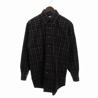 ブルックスブラザース(Brooks Brothers)のブルックスブラザーズ シャツ 長袖 ボタンダウン チェック 紺 S ■SM1(シャツ)