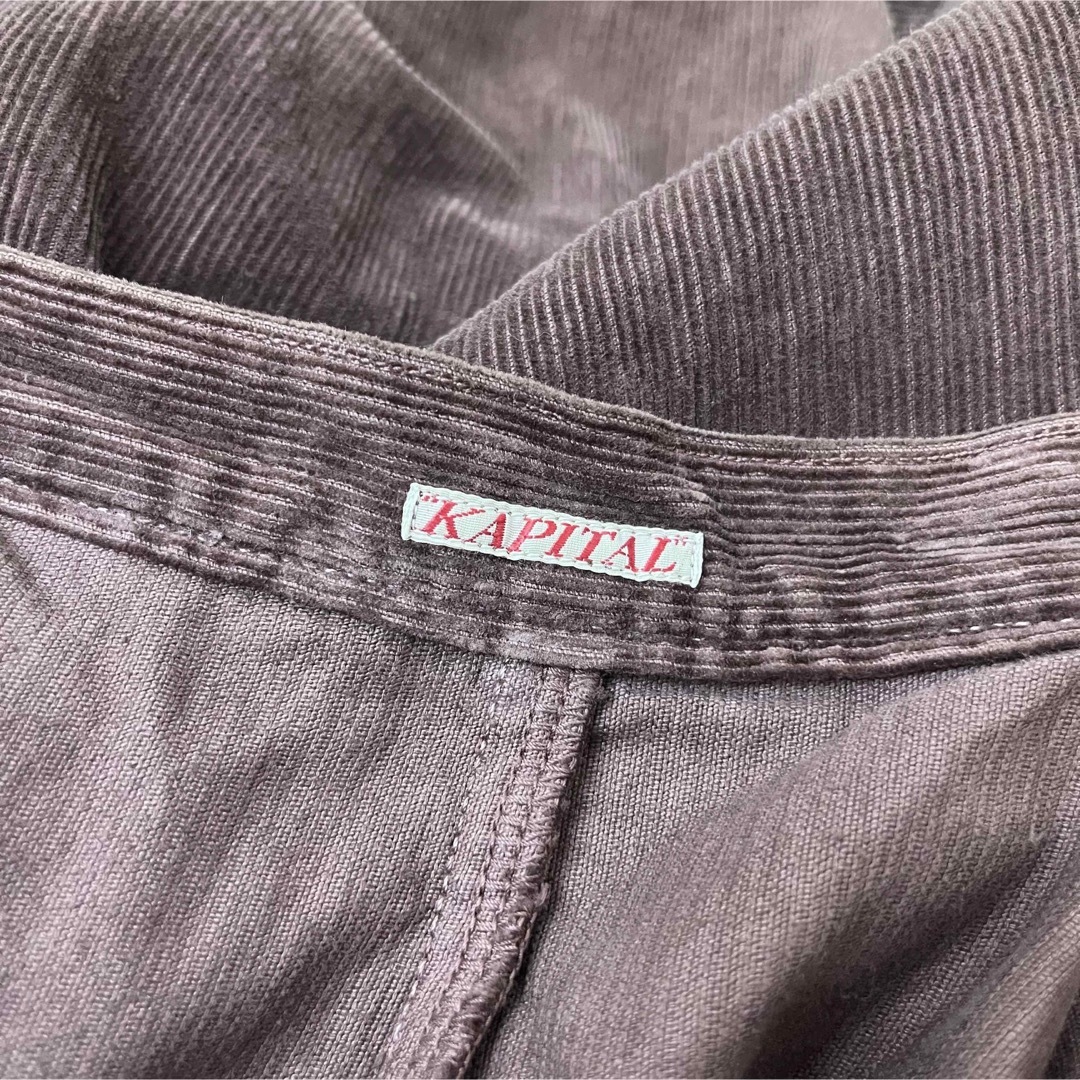 KAPITAL(キャピタル)の【美品】KAPITAL キャピタル　コーデュロイ　サルエルパンツ　XS  日本製 メンズのパンツ(サルエルパンツ)の商品写真