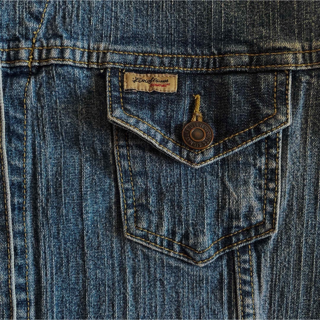 Levi's(リーバイス)の古着 Levis リーバイス シグネチャー ジージャン レディース XL Lee レディースのジャケット/アウター(Gジャン/デニムジャケット)の商品写真