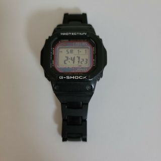 ジーショック(G-SHOCK)のカシオGショック　GW-M5600　メンズ　腕時計　BLACK　ソーラー　中古(腕時計(デジタル))