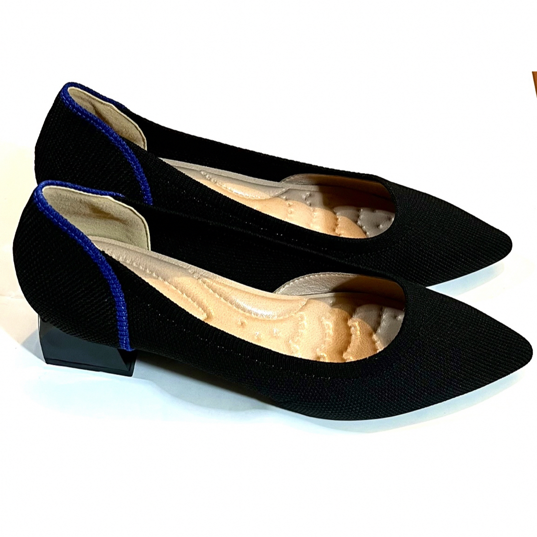 ニット パンプス レディースの靴/シューズ(ハイヒール/パンプス)の商品写真