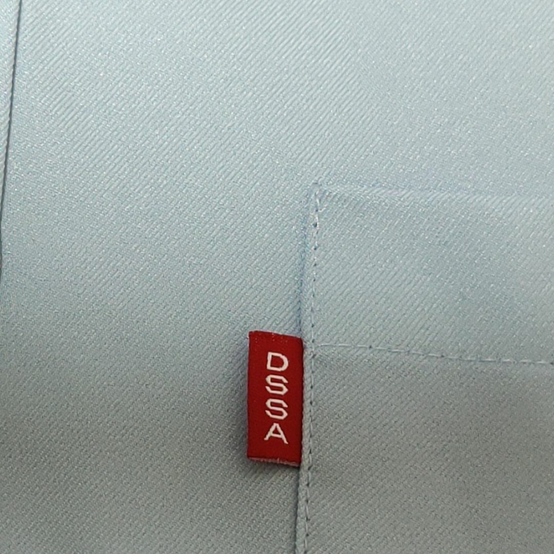 DSSA シャツ 水色 ブルー ポリエステル100% シワになりにくい✓1270 メンズのトップス(ポロシャツ)の商品写真