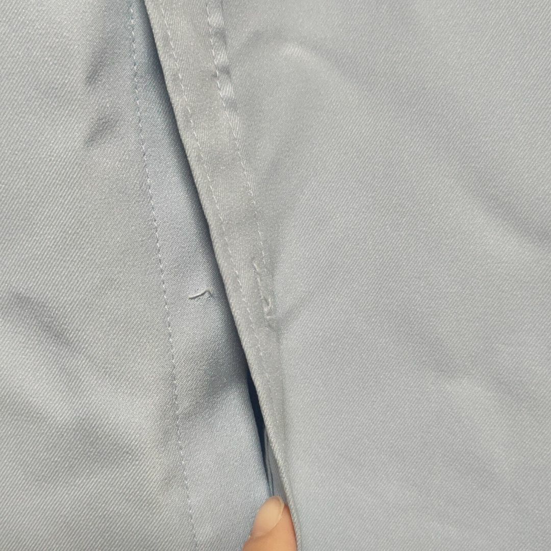 DSSA シャツ 水色 ブルー ポリエステル100% シワになりにくい✓1270 メンズのトップス(ポロシャツ)の商品写真