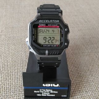 カシオ(CASIO)のレア CASIO  ACCELATOR  カシオ  アクセレーター ビンテージ品(腕時計(デジタル))