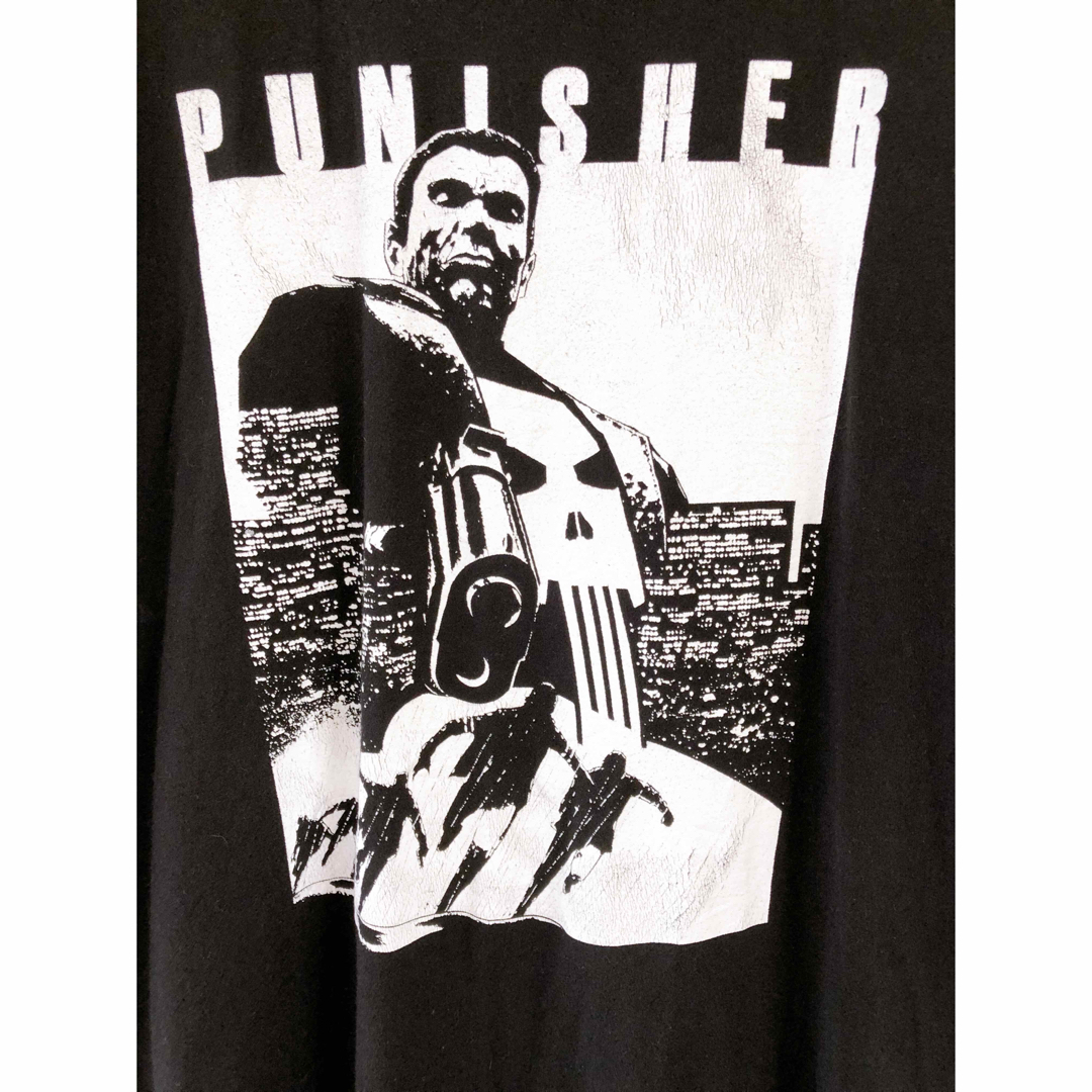 MARVEL(マーベル)のThe Punisher　パニッシャー　Tシャツ　2XL　黒　USA古着 メンズのトップス(Tシャツ/カットソー(半袖/袖なし))の商品写真