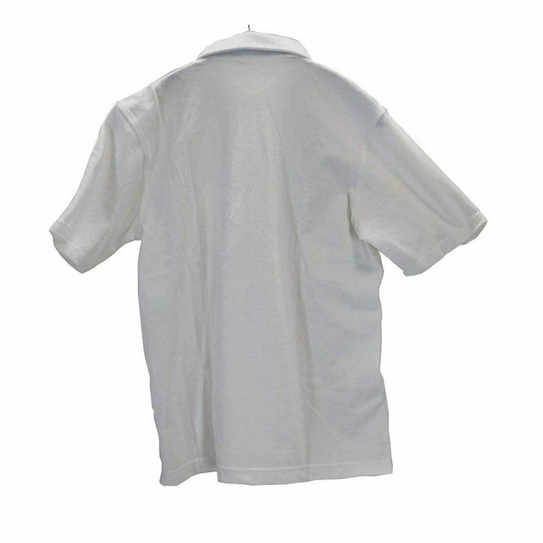 SS0446◆ 新品  メンズ ポロシャツ 無地 半袖 速乾 Sサイズ ホワイト メンズのトップス(ポロシャツ)の商品写真