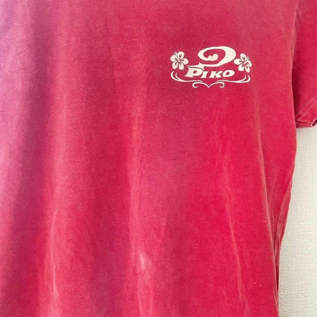 PIKO(ピコ)のPIKO ピコ Tシャツ S 平成 レトロ 綿100% レッド 赤 メンズのトップス(Tシャツ/カットソー(半袖/袖なし))の商品写真