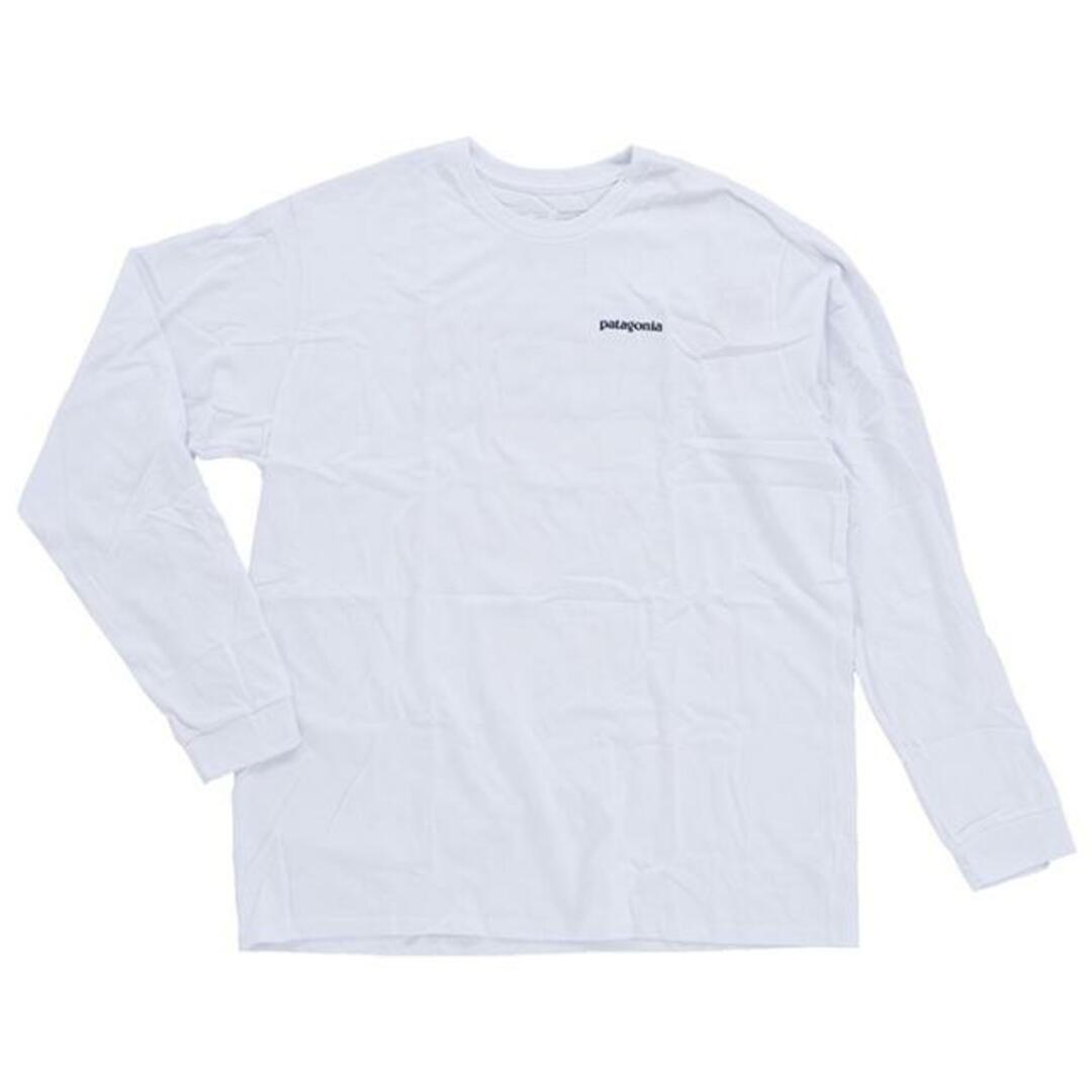 patagonia(パタゴニア)のPatagonia パタゴニア M’s L/S P-6 Logo Responsibili-Tee レスポンシビリティー 38518 メンズ ロングTシャツ 長袖 新色 売れ筋アイテム 1.ホワイト メンズのトップス(Tシャツ/カットソー(七分/長袖))の商品写真