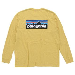 パタゴニア(patagonia)のPatagonia パタゴニア M’s L/S P-6 Logo Responsibili-Tee レスポンシビリティー 38518 メンズ ロングTシャツ 長袖 新色 売れ筋アイテム 4.イエロー(Tシャツ/カットソー(七分/長袖))