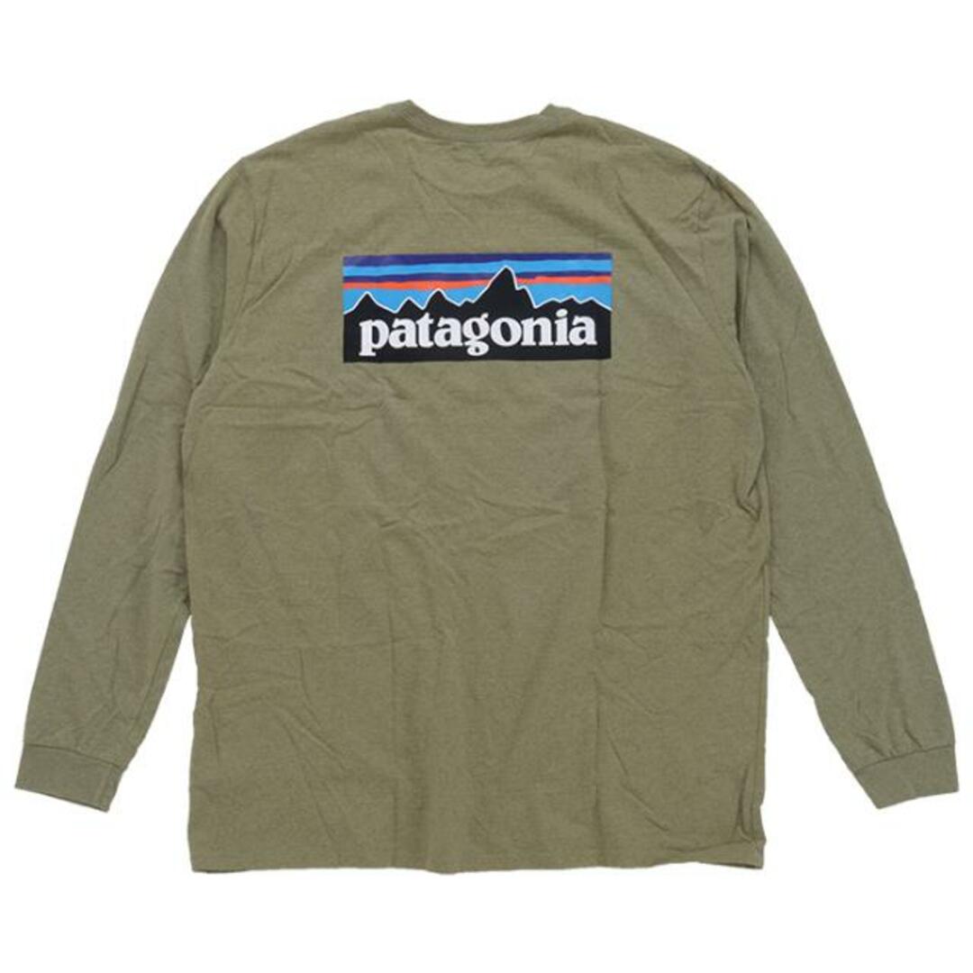 patagonia(パタゴニア)のPatagonia パタゴニア M’s L/S P-6 Logo Responsibili-Tee レスポンシビリティー 38518 メンズ ロングTシャツ 長袖 新色 売れ筋アイテム 3.グリーン メンズのトップス(Tシャツ/カットソー(七分/長袖))の商品写真