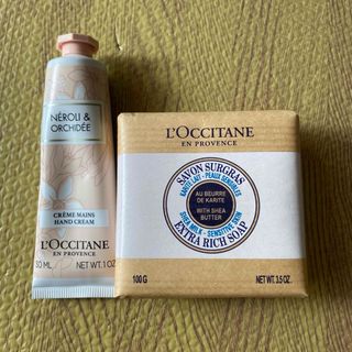 ロクシタン(L'OCCITANE)の【2個セット】ロクシタン ネロリオーキデ  ハンドクリーム バターソープ(ハンドクリーム)