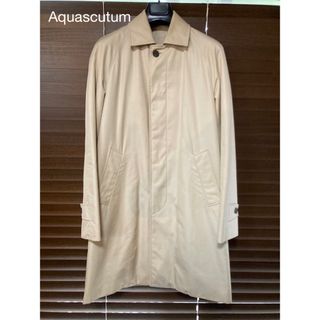 AQUA SCUTUM - Aquascutum  コットン100％ ステンカラー　コート 38size