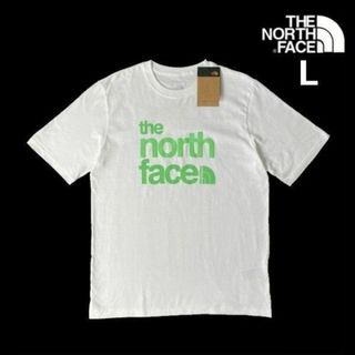 ザノースフェイス(THE NORTH FACE)のノースフェイス 半袖 Tシャツ US限定 男女兼用 (L)白 緑 180902(Tシャツ/カットソー(半袖/袖なし))