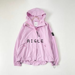 エーグル(AIGLE)のエーグル　撥水ハイキーパーカジャケット　マウンテンパーカー　ブルゾン　ピンク(ブルゾン)