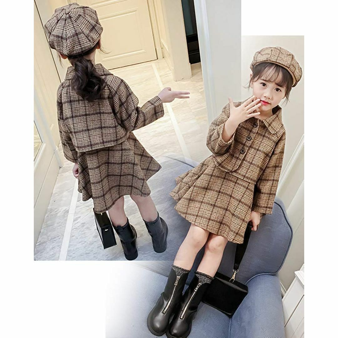 [WUOWU] ワンピース 子供 用 女の子 ワンピース キッズ 子供服 フォー キッズ/ベビー/マタニティのベビー服(~85cm)(その他)の商品写真