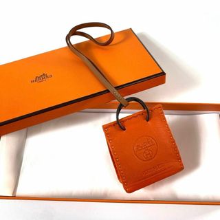 エルメス(Hermes)の美品 エルメス HERMES サックオランジュ バッグ チャーム(キーホルダー)