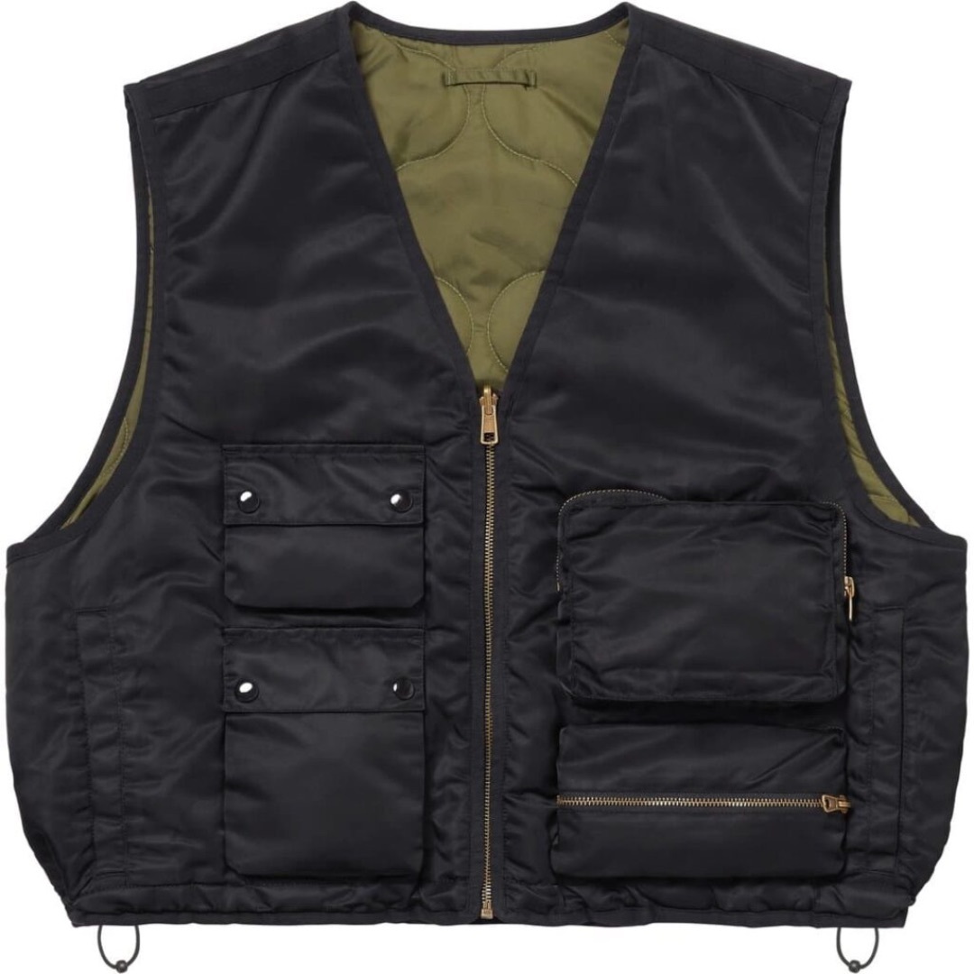 Supreme(シュプリーム)のSupreme 2-in-1 MA-1 + Vest "Black" S メンズのジャケット/アウター(その他)の商品写真