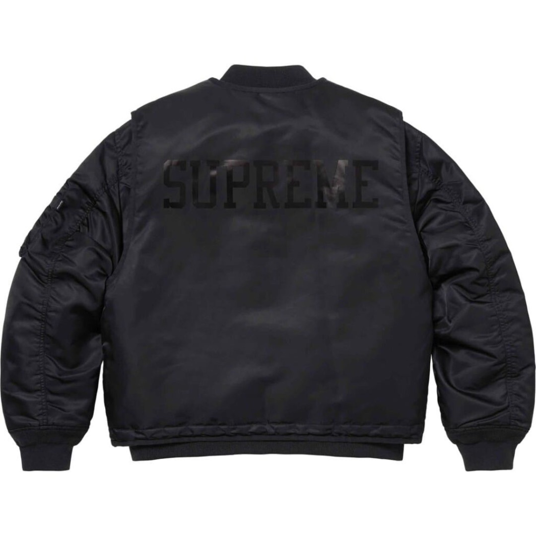 Supreme(シュプリーム)のSupreme 2-in-1 MA-1 + Vest "Black" M メンズのジャケット/アウター(その他)の商品写真