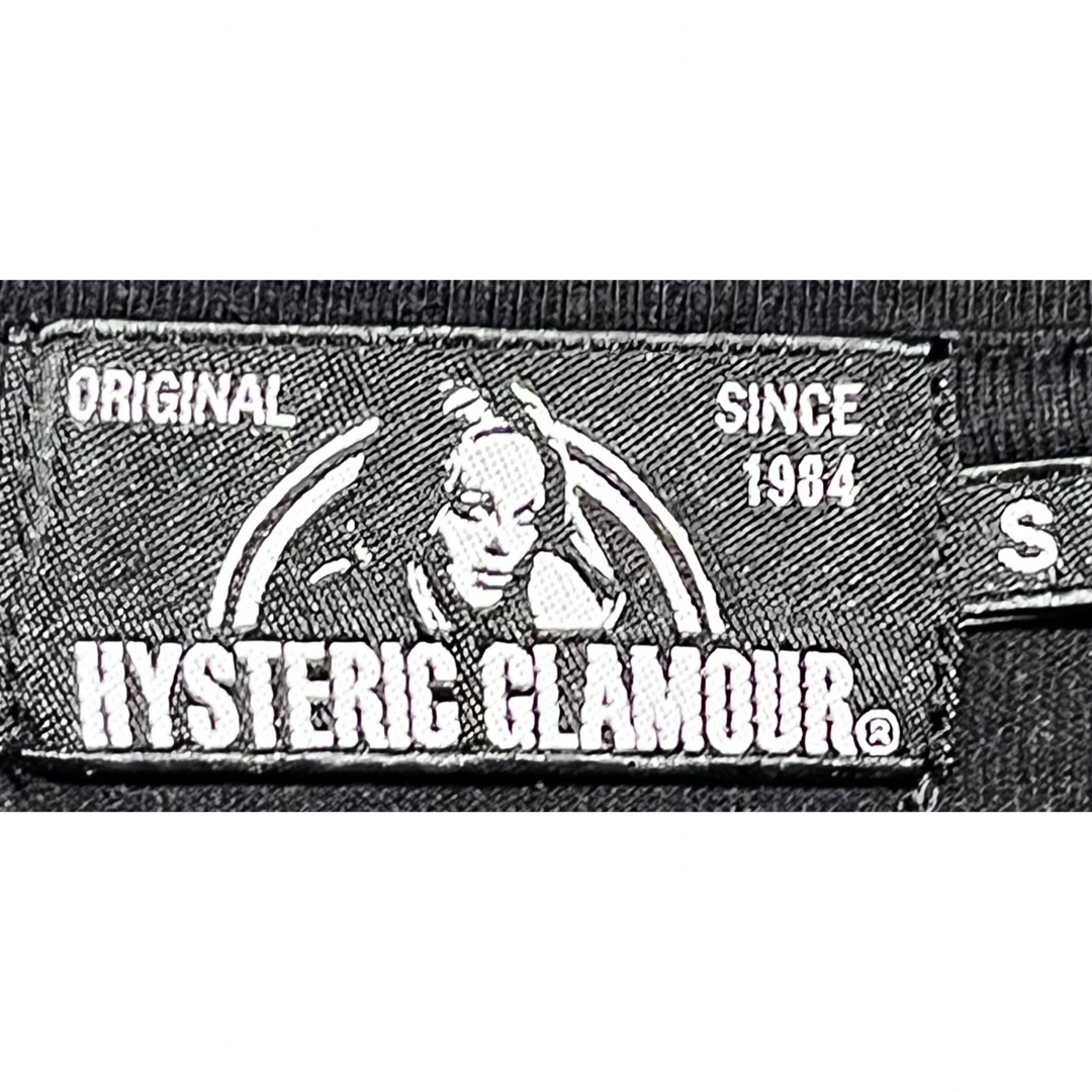 HYSTERIC GLAMOUR(ヒステリックグラマー)の匿名発送　美品　ヒステリックグラマー　ローズベアープリントT ブラック　サイズS レディースのトップス(Tシャツ(半袖/袖なし))の商品写真