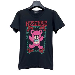 ヒステリックグラマー(HYSTERIC GLAMOUR)の匿名発送　美品　ヒステリックグラマー　ローズベアープリントT ブラック　サイズS(Tシャツ(半袖/袖なし))