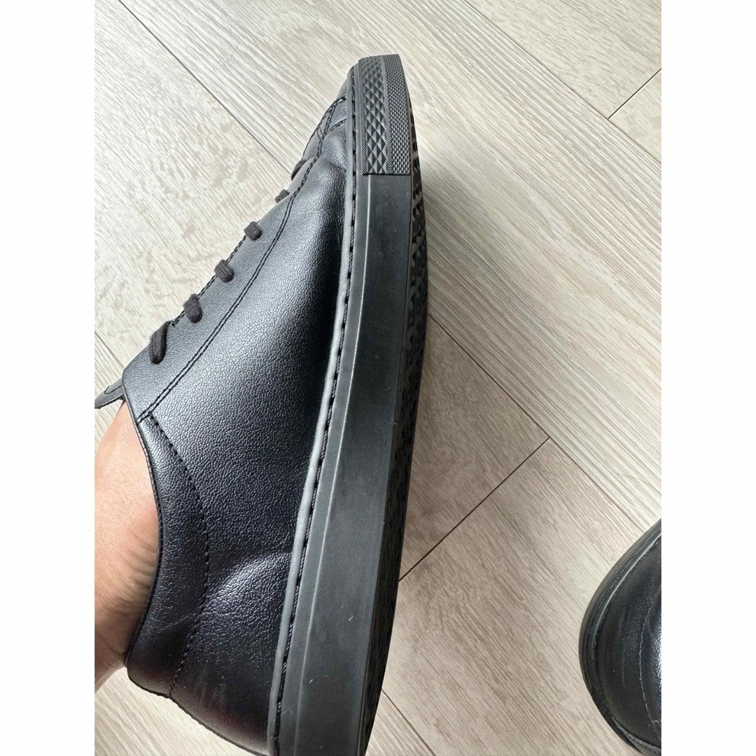 CONVERSE(コンバース)の極美品　コンバースクップ　レザー　ブラック メンズの靴/シューズ(スニーカー)の商品写真