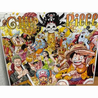 ワンピース(ONE PIECE)のワンピース麦わらストア限定1000話巻頭カラーフルカラーアートボード(キャラクターグッズ)