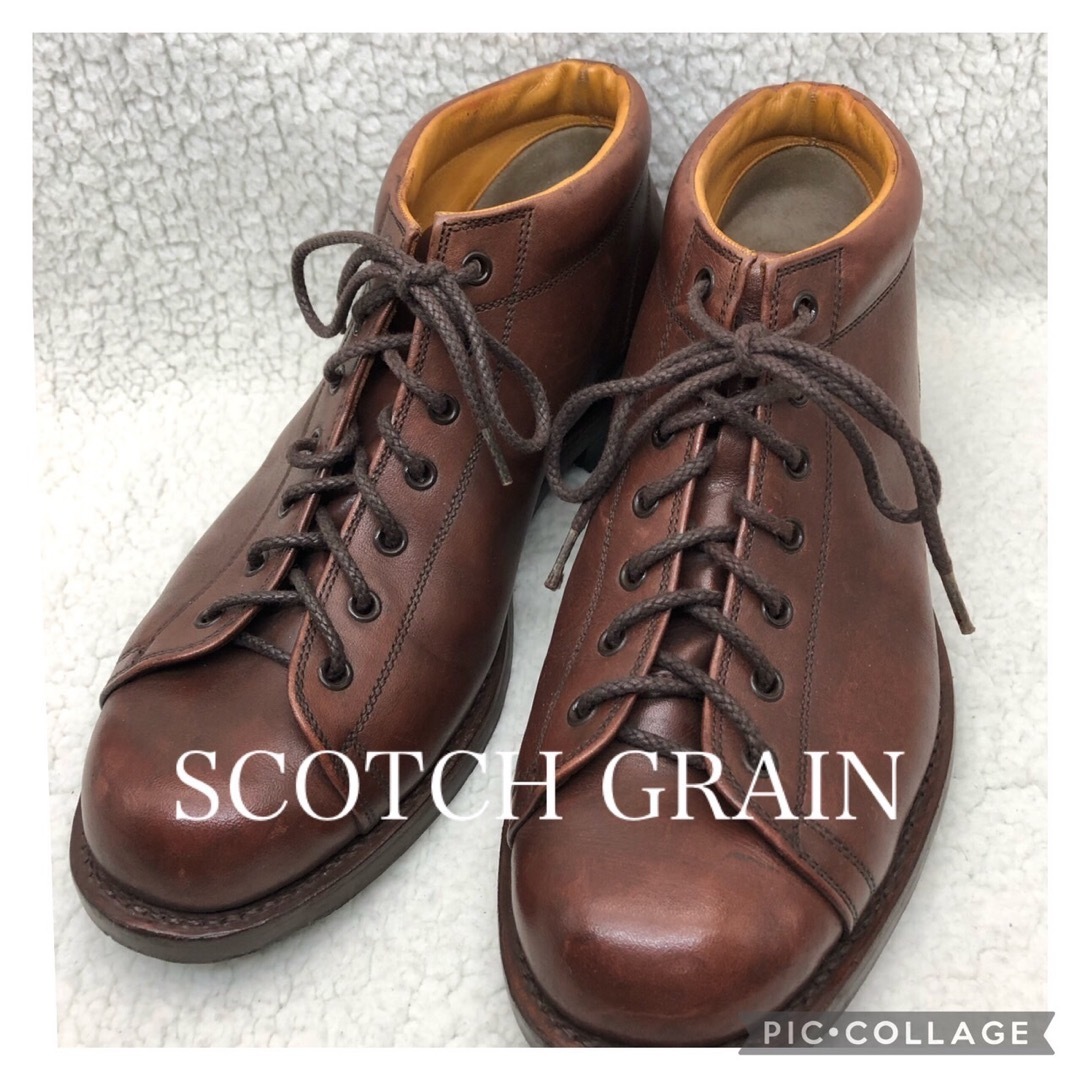 良品　SCOTCH GRAIN スコッチグレイン　モンキーブーツ　26 メンズの靴/シューズ(ブーツ)の商品写真