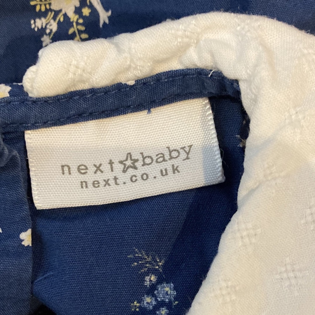 NEXT(ネクスト)の美品☆ネクスト NEXT BABY ロンパース　ベビー服　2着セット　赤ちゃん キッズ/ベビー/マタニティのベビー服(~85cm)(ロンパース)の商品写真