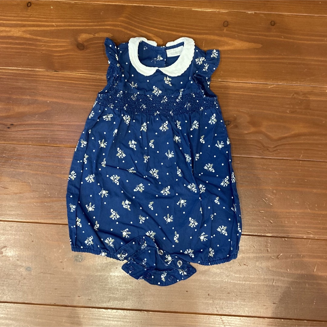 NEXT(ネクスト)の美品☆ネクスト NEXT BABY ロンパース　ベビー服　2着セット　赤ちゃん キッズ/ベビー/マタニティのベビー服(~85cm)(ロンパース)の商品写真