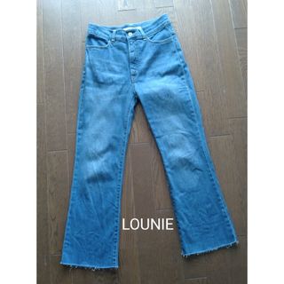 ルーニィ(LOUNIE)の●美品●LOUNIE●デニムフレアパンツ●(デニム/ジーンズ)