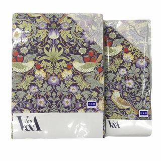 ウィリアム・モリス(William Morris)のV＆A　いちご泥棒　掛けふとんカバーNo.107 ＆ 枕カバーNo.55(シーツ/カバー)