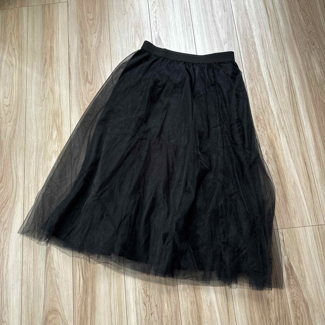 チュールスカート　新品未使用 レディースのスカート(ロングスカート)の商品写真