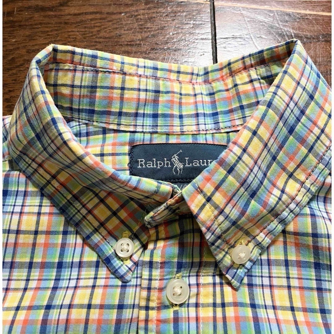 Ralph Lauren(ラルフローレン)のラルフローレン　ボタンダウン長袖シャツ　4歳 キッズ/ベビー/マタニティのキッズ服男の子用(90cm~)(Tシャツ/カットソー)の商品写真