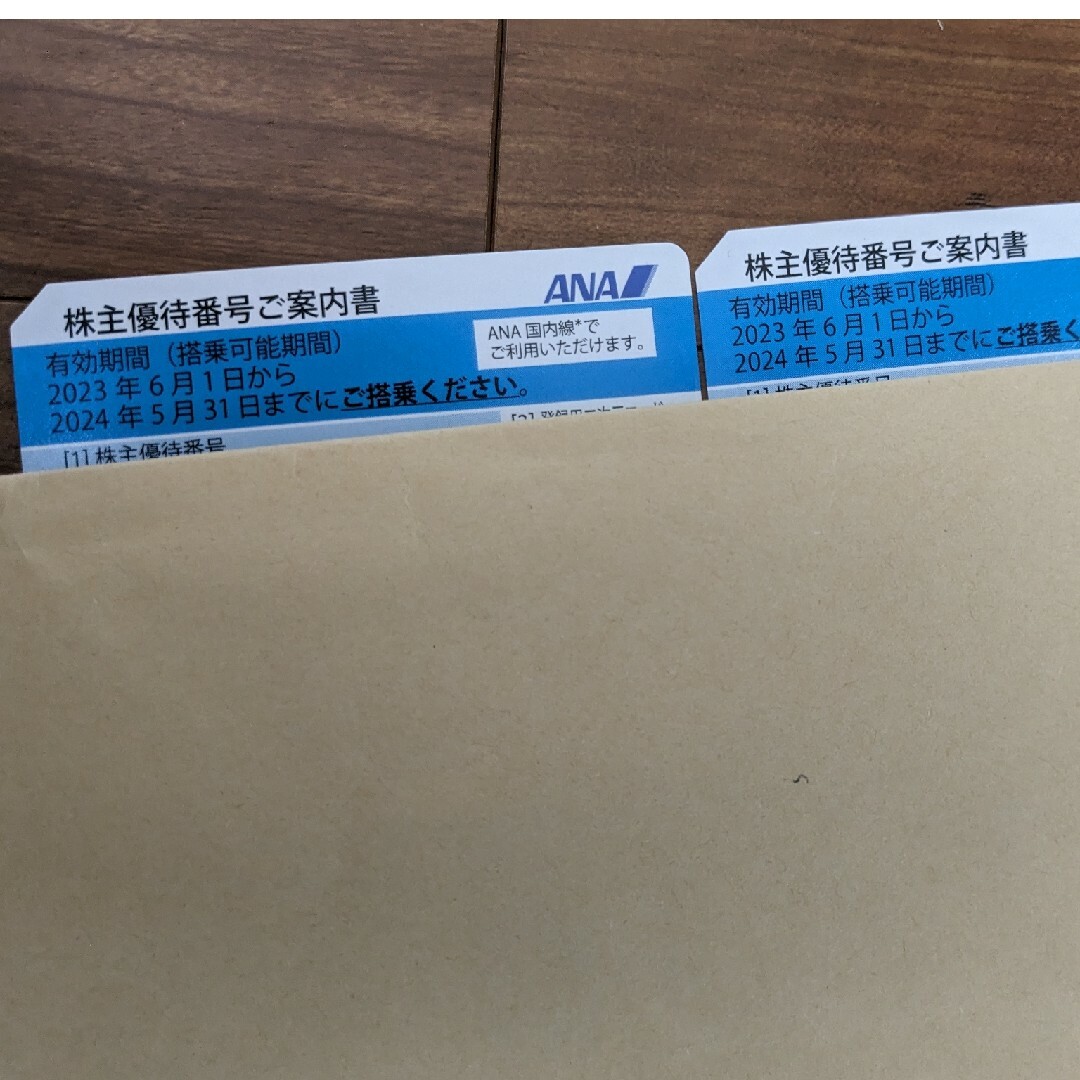 ANA 株主優待券　株主優待　割引券 チケットの乗車券/交通券(航空券)の商品写真