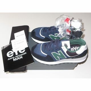 ジュンヤワタナベ(JUNYA WATANABE)のJUNYA  new balance スニーカー 574 navy 25cm(スニーカー)