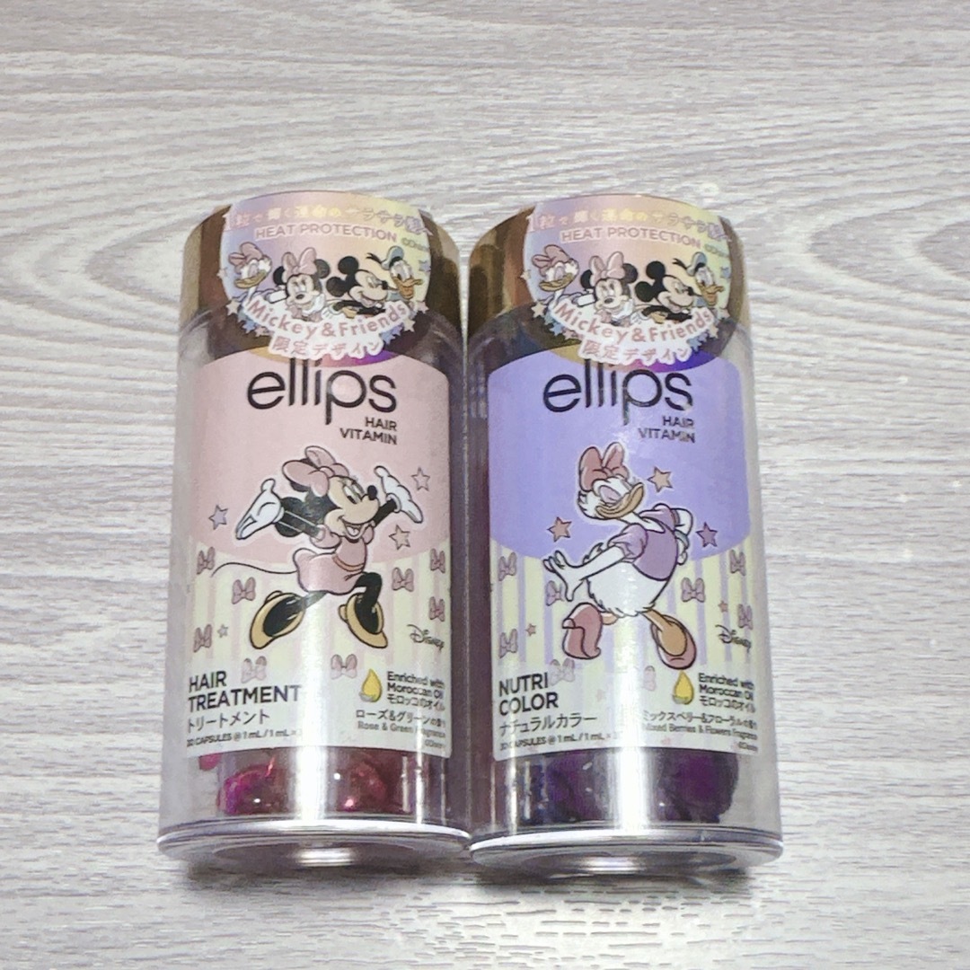 ellips(エリップス)のディズニー　ellips ヘアオイル 計60粒 デイジー ミニー セット　新品 コスメ/美容のヘアケア/スタイリング(オイル/美容液)の商品写真