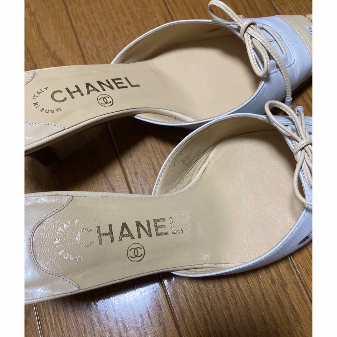 CHANEL(シャネル)の【購入前にコメントください】CHANEL シャネル スクエア ミュール レディースの靴/シューズ(ミュール)の商品写真