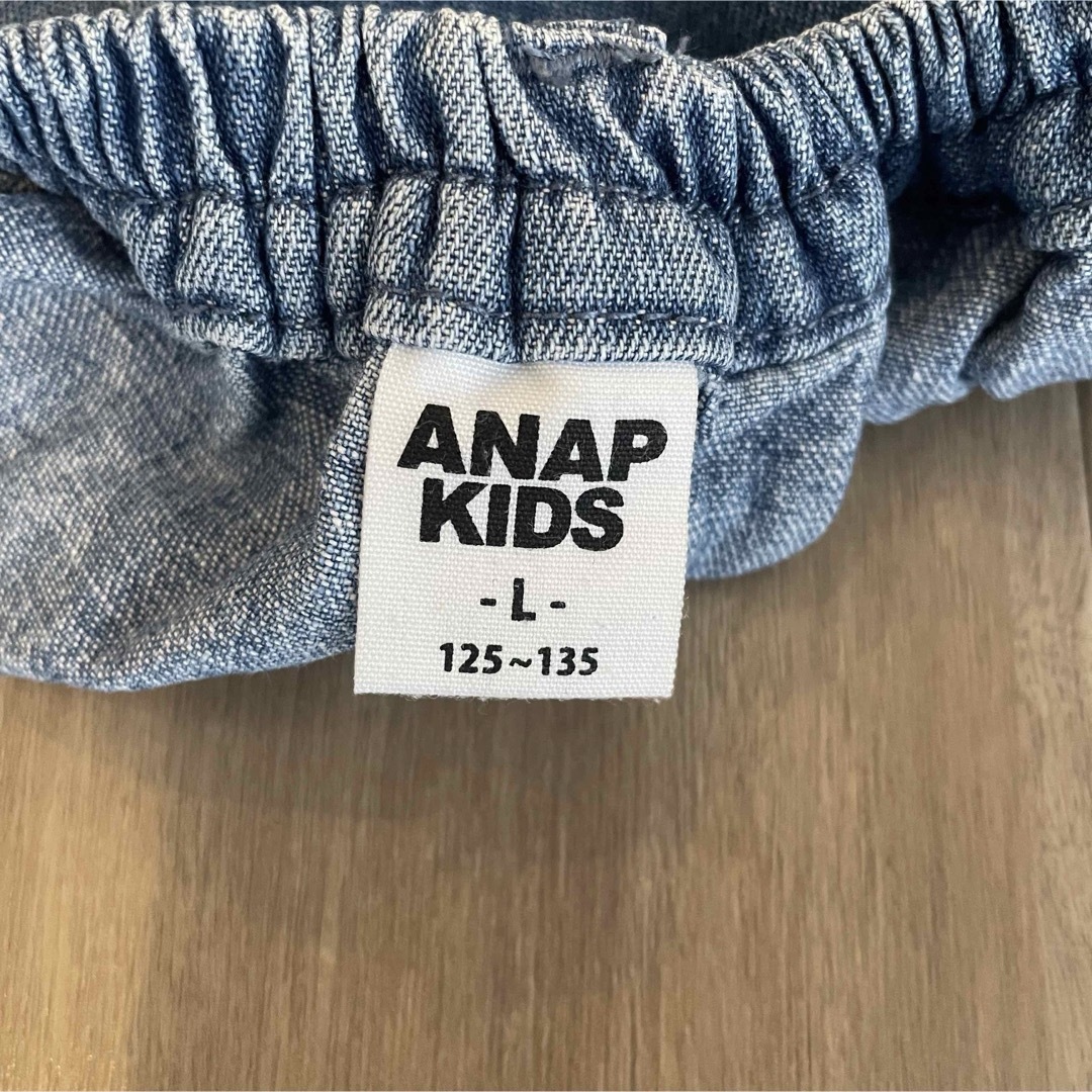 ANAP Kids(アナップキッズ)のANAP KIDS デニムスカート(125-135) キッズ/ベビー/マタニティのキッズ服女の子用(90cm~)(スカート)の商品写真