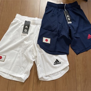 アディダス(adidas)のadidas 半ズボン　サッカー　日本代表　トレーニング　パンツ　応援グッズ(ウェア)