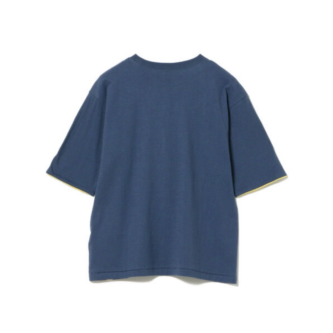 BEAMS BOY(ビームスボーイ)の未開封●BEAMS BOY Tシャツ/ロゴ リバーシブル/ネイビー/紺色/半袖 レディースのトップス(Tシャツ(半袖/袖なし))の商品写真