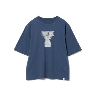 ビームスボーイ(BEAMS BOY)の未開封●BEAMS BOY Tシャツ/ロゴ リバーシブル/ネイビー/紺色/半袖(Tシャツ(半袖/袖なし))