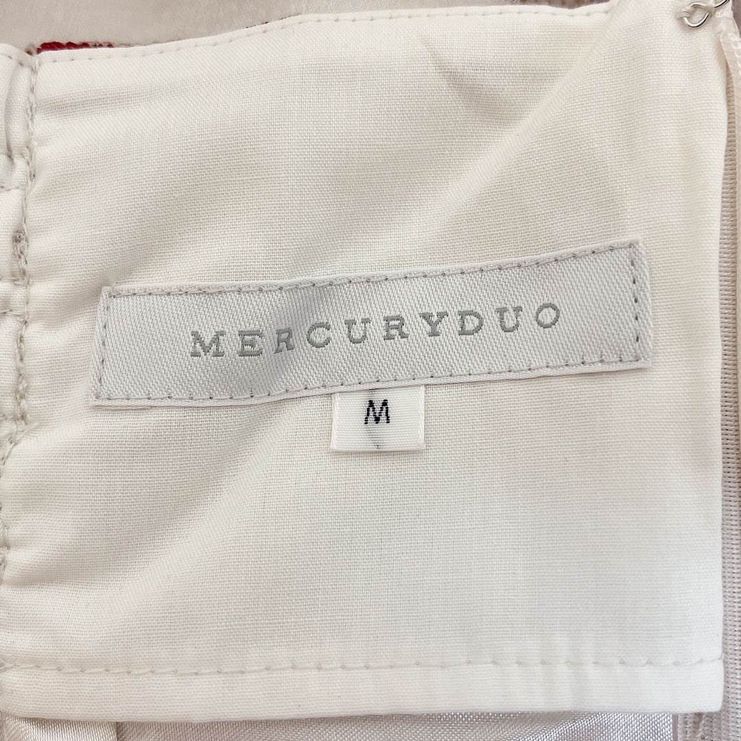 MERCURYDUO(マーキュリーデュオ)のMERCURYDUO♡チュール刺繍スカート♡レッド レディースのスカート(ロングスカート)の商品写真