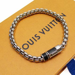 LOUIS VUITTON - ルイ ヴィトン LOUIS VUITTON ブレスレット モノグラムエクリプス メタル シルバー メンズ M63107 送料無料【中古】 w0133a