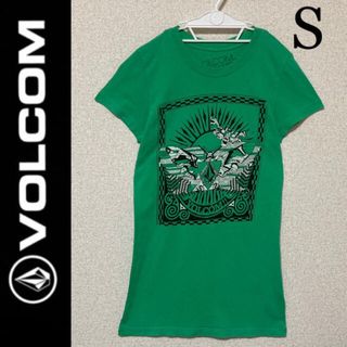 ボルコム(volcom)の美品☆VOLCOM半袖ＴシャツSグリーンボルコムロンハーマンRVCAリップカール(Tシャツ(半袖/袖なし))