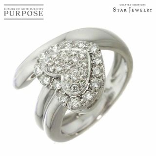 スタージュエリー(STAR JEWELRY)のスタージュエリー Star Jewelry 9号 リング ダイヤ 0.38ct K18 WG ホワイトゴールド 750 指輪 ハート VLP 90226610(リング(指輪))