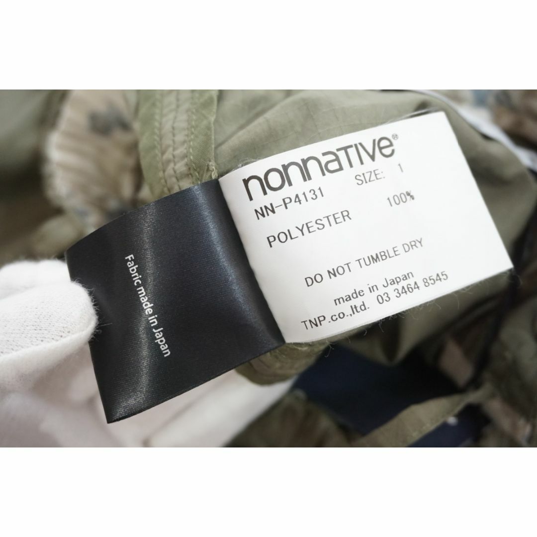 nonnative(ノンネイティブ)の美品23SS nonnative イージー ショート パンツ カーキ 323O▲ メンズのパンツ(ショートパンツ)の商品写真